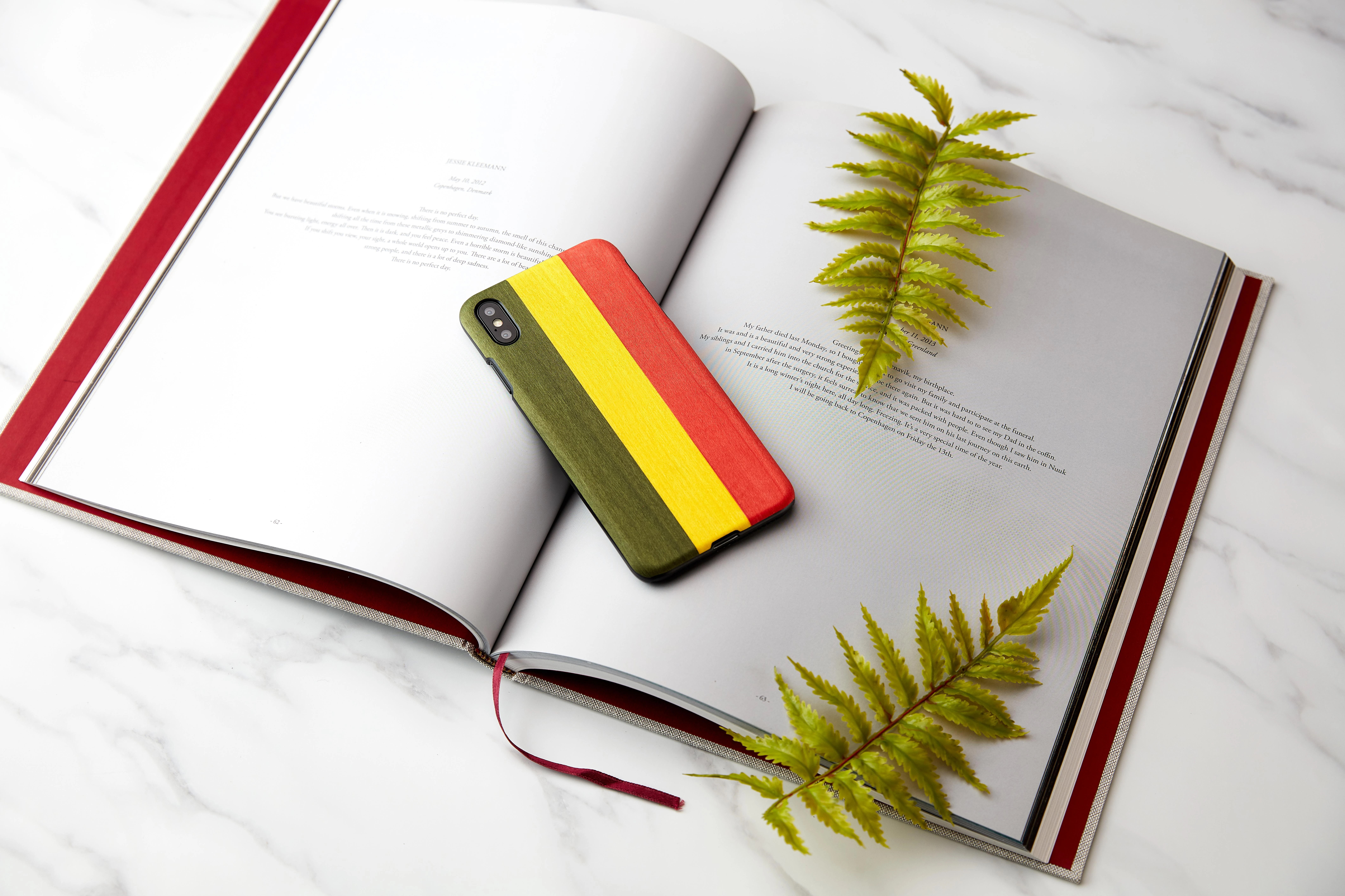 MAN Telefono dėklas iPhone XS Max, juodas „Reggae“