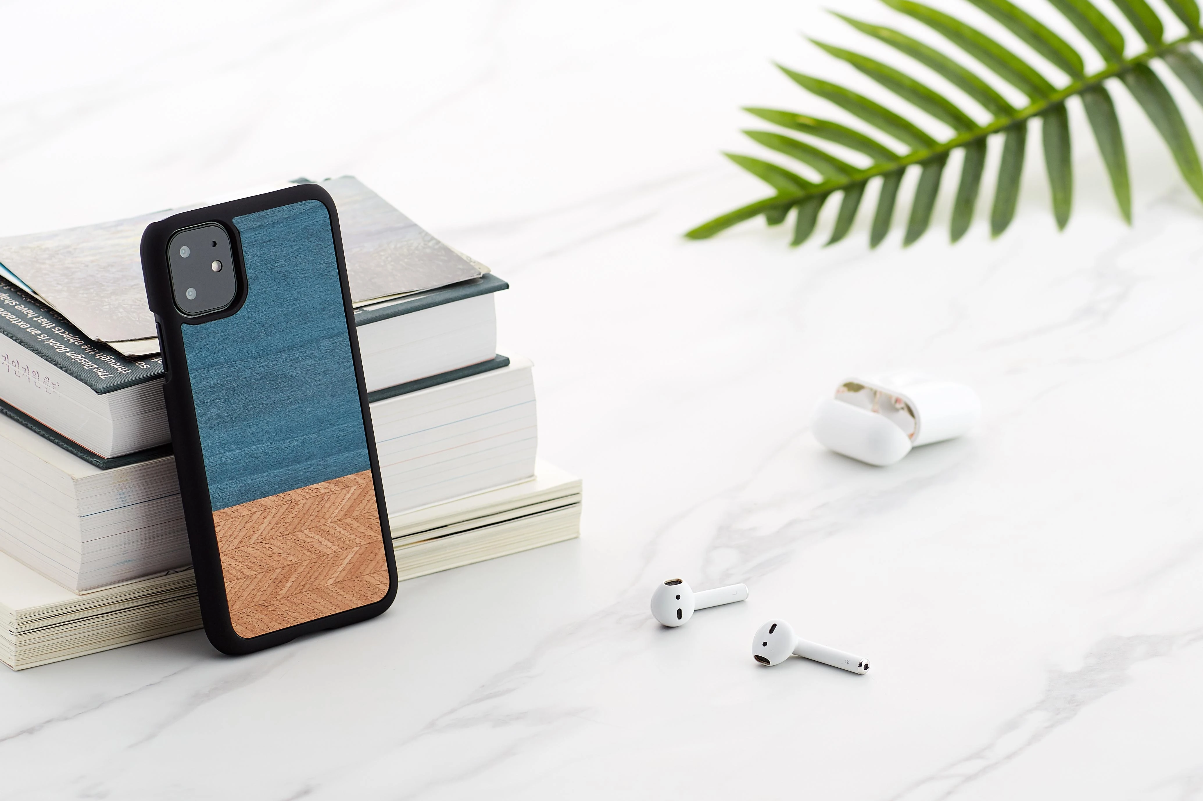 MAN Telefono dėklas iPhone 11, juodas džinsinis