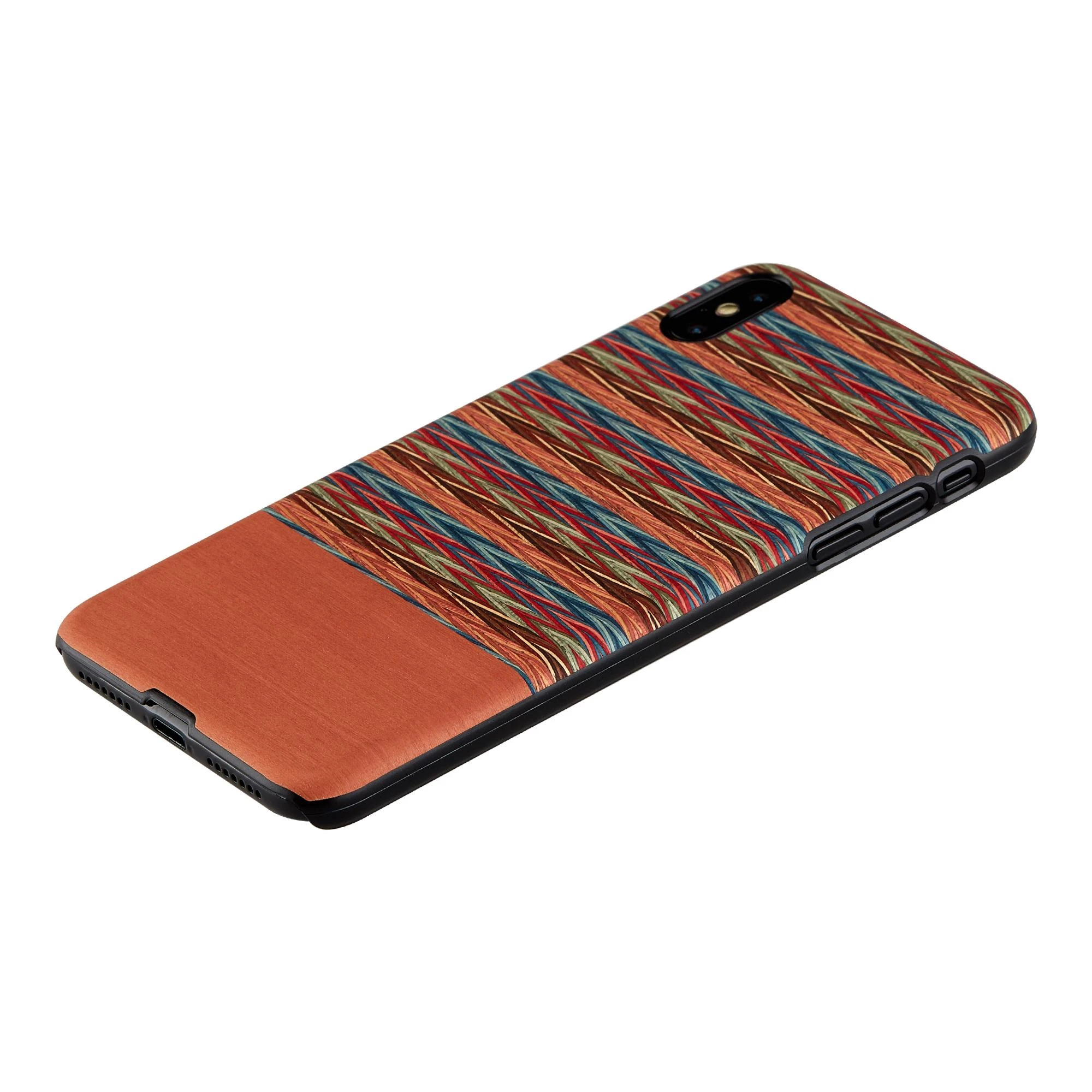 MAN Telefono dėklas iPhone X/XS, rudos ir juodos spalvų „browny check juodas“