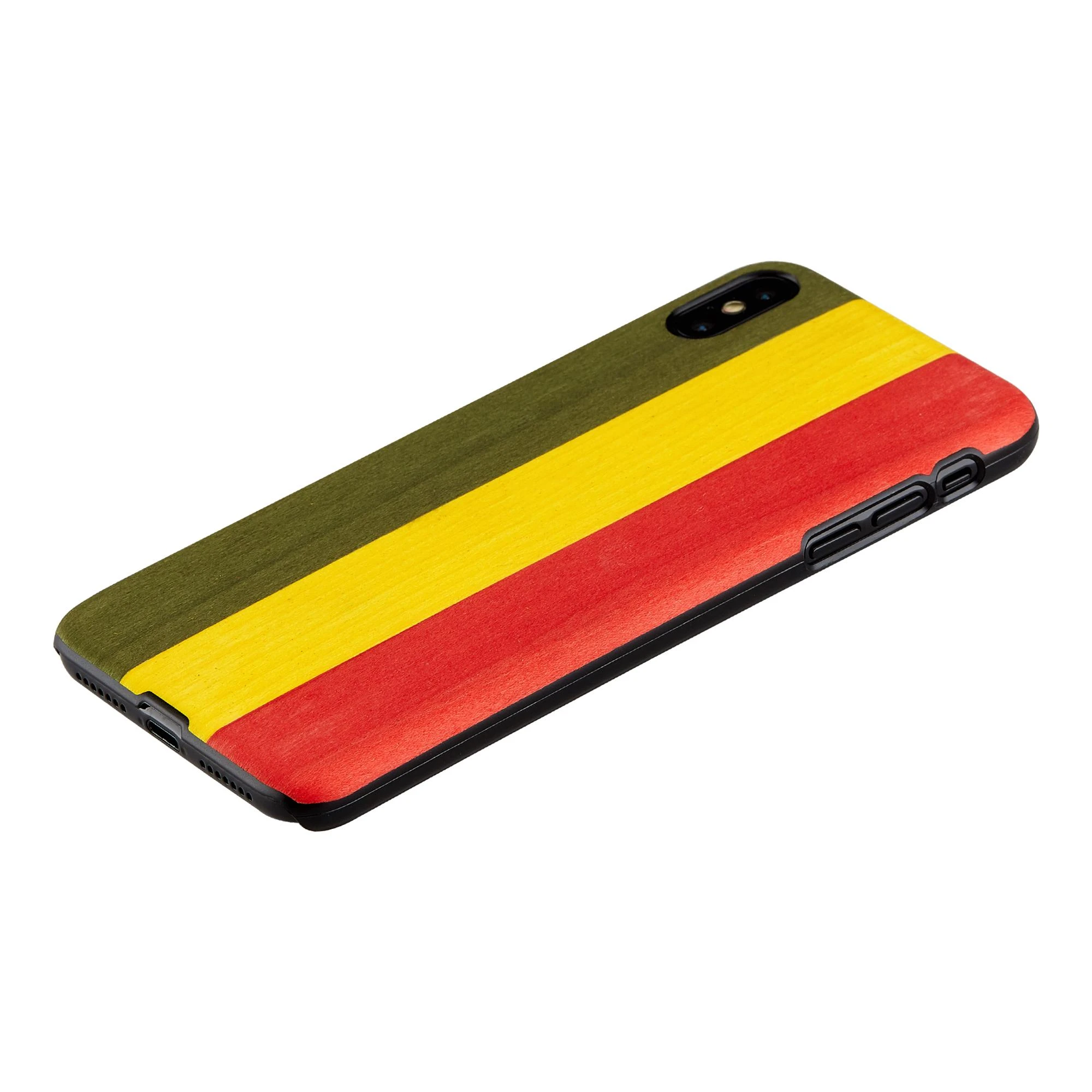 MAN Telefono dėklas iPhone XS Max, juodas „Reggae“