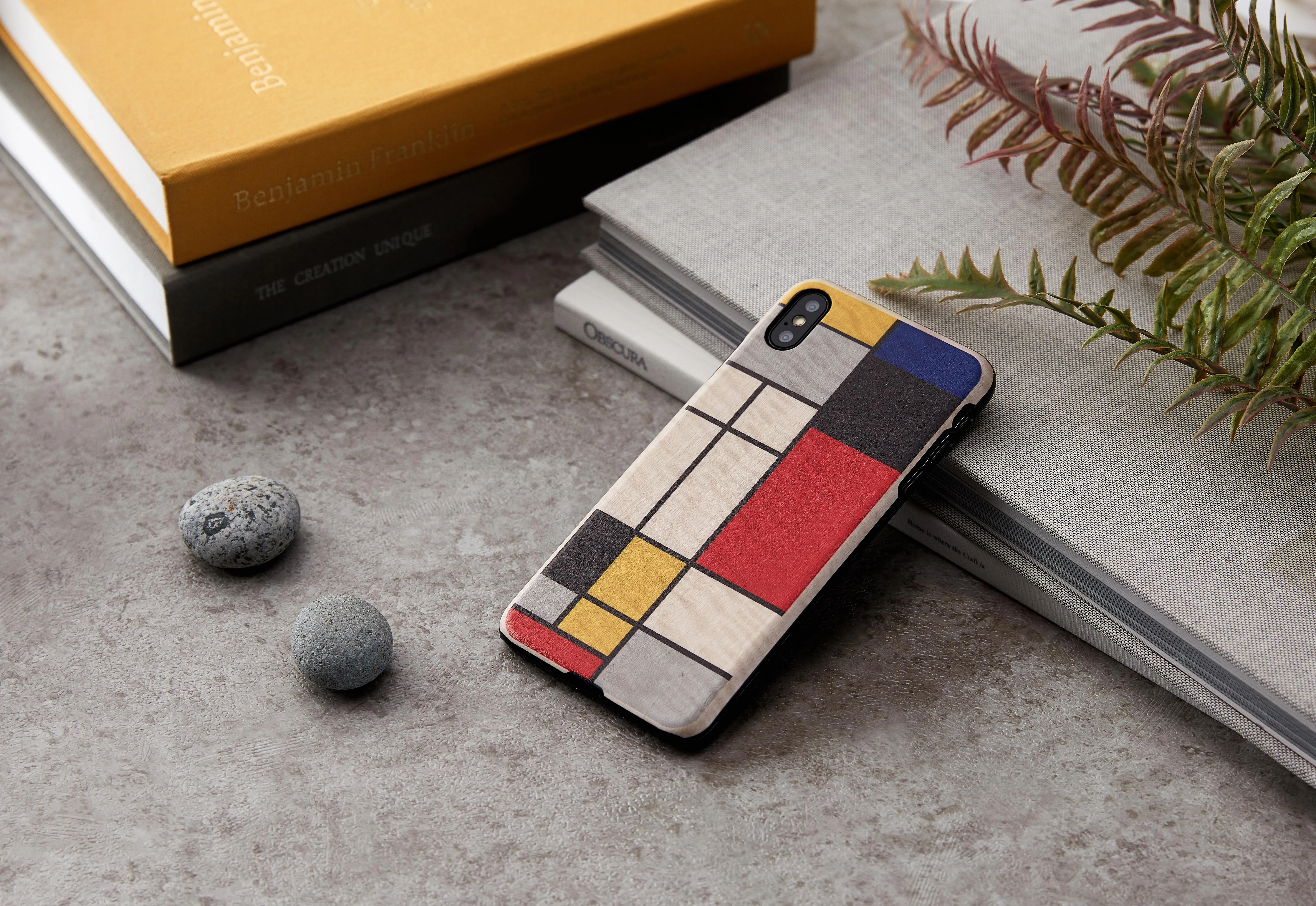 Balta telefono dėklas MAN&WOOD iPhone X/XS
