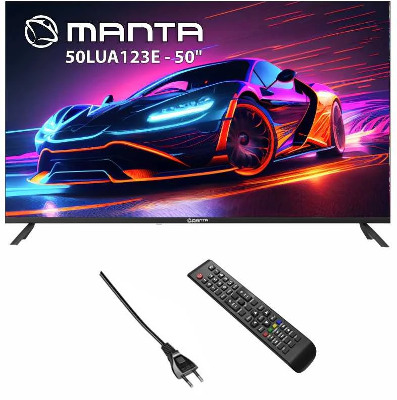 Manta 50LUA123E LED 50'' 4K Ultra HD Android televizorius