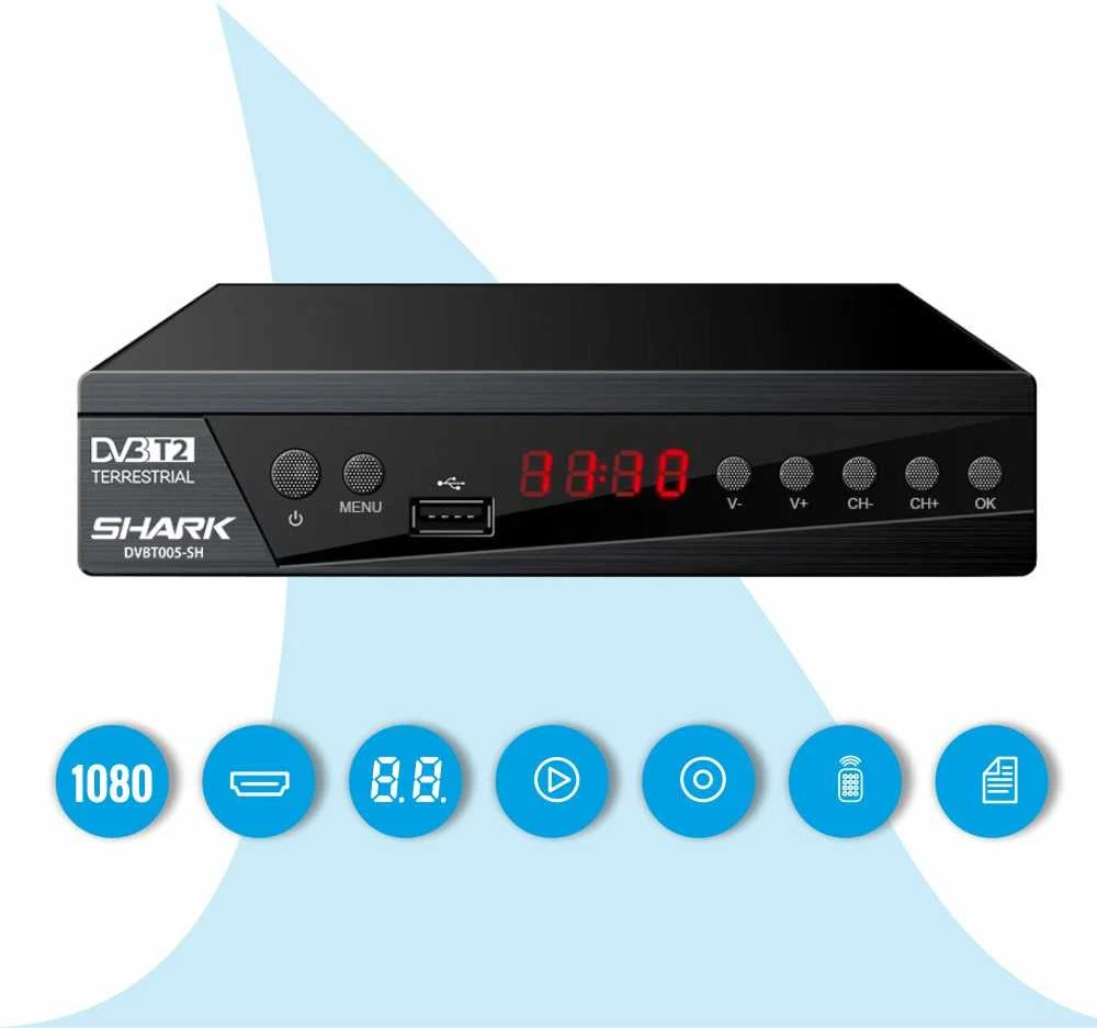 Manta DVBT005-SH Imtuvas for TV DVBT-T2/HEVC SHARK