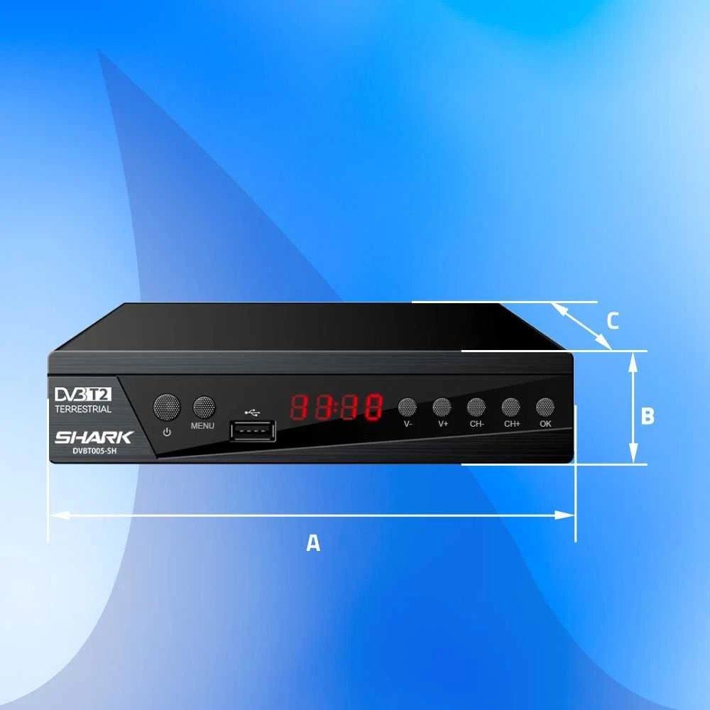 Manta DVBT005-SH Imtuvas for TV DVBT-T2/HEVC SHARK