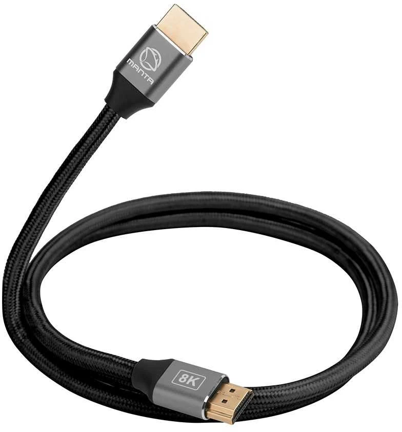 Manta HDMI laidas su 8K jungtimi