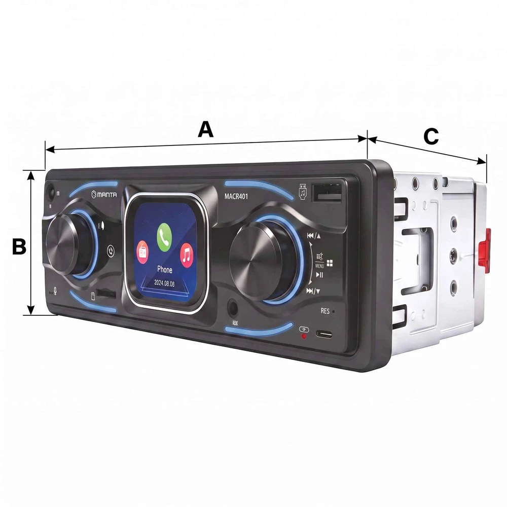 Manta MACR401 Vancouver, Car Radio