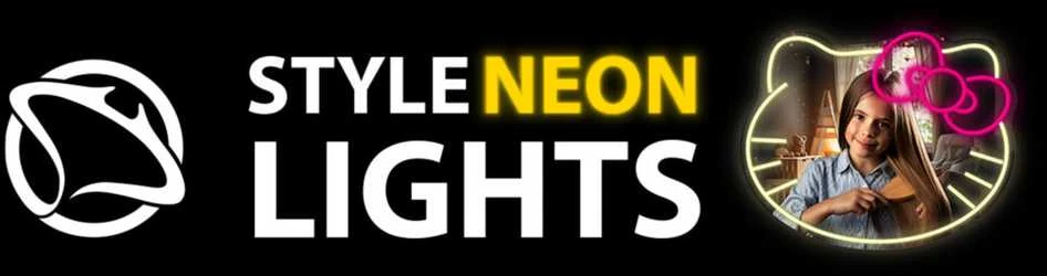 Manta MASNL129WH stiliaus neoninės šviesos katė su lanku LED neoninis veidrodis