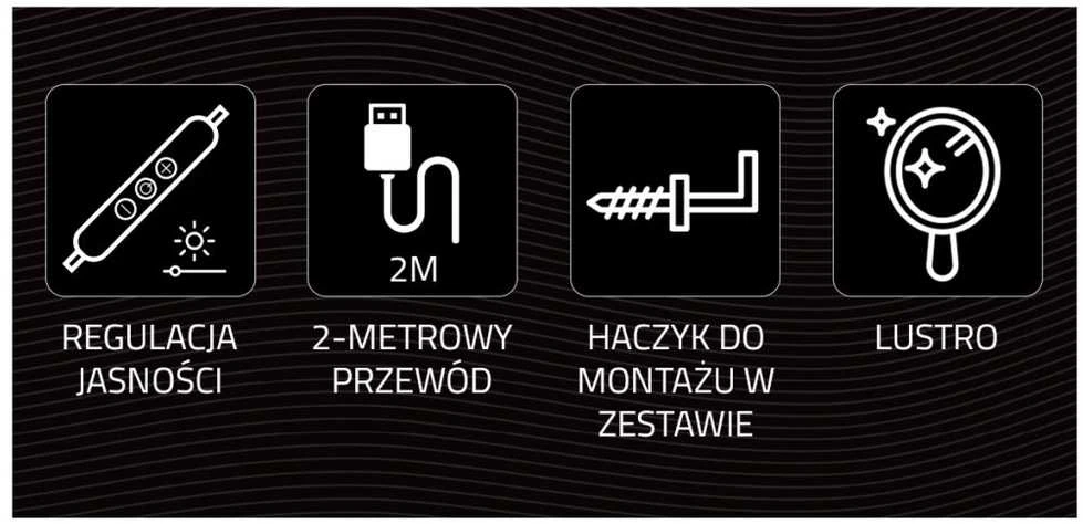 Manta MASNL130PK stiliaus neoninės šviesos BEAUTY LED neoninis veidrodis