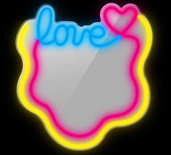 Manta MASNL131MT stiliaus neoninės lempos LOVE LED neoninis veidrodis