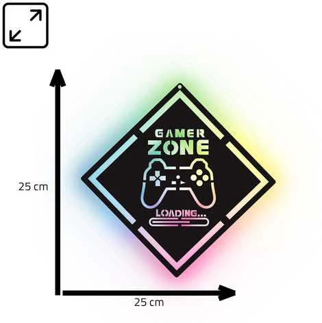 „Manta MASNL132RGB“ stiliaus neoninės šviesos ŽAIDĖJŲ ZONA
