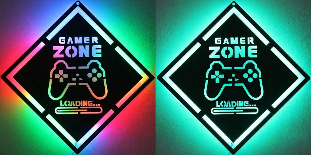 „Manta MASNL132RGB“ stiliaus neoninės šviesos ŽAIDĖJŲ ZONA