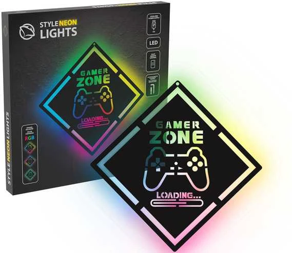 „Manta MASNL132RGB“ stiliaus neoninės šviesos ŽAIDĖJŲ ZONA