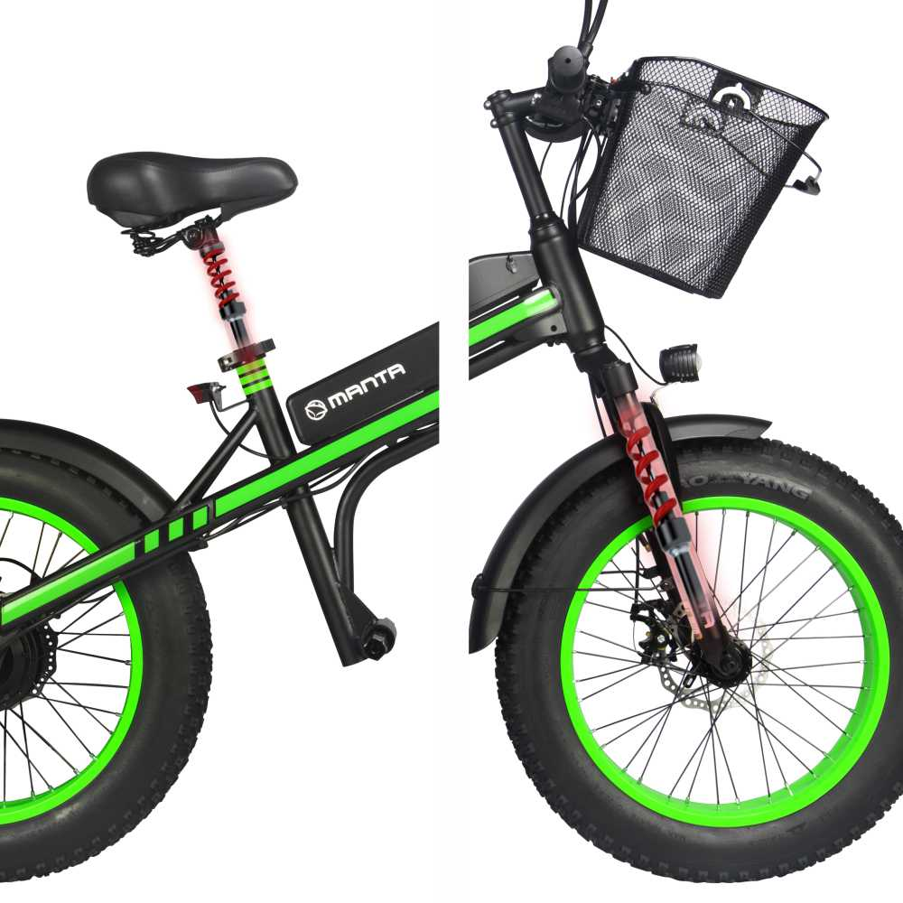 MANTA Elektromobilis FAT Flinston 20" 350 W