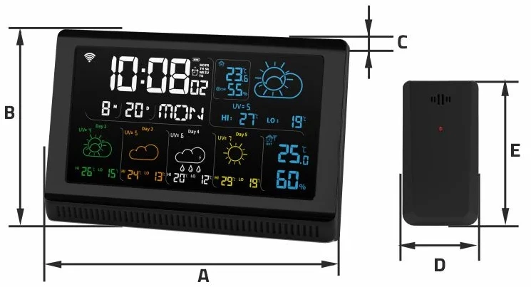 Manta MTO200B Windy Smart Juodas