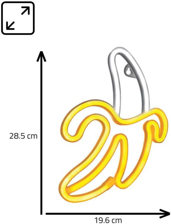 Manta SNL01WHT stiliaus neoninės lemputės BANAN