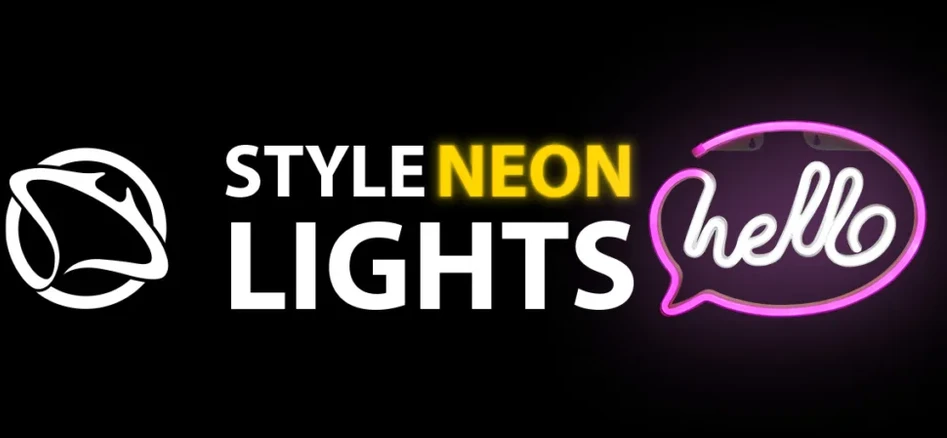 Manta SNL08PKT Style Neon Lights HELLO Rožinė/Baltas