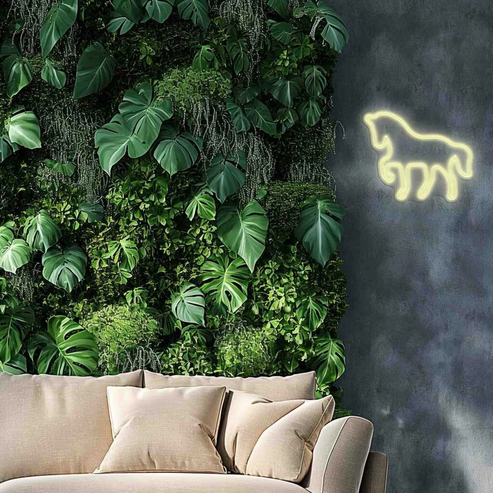 Manta SNL103WH stiliaus neoninės lempos HORSE Baltas