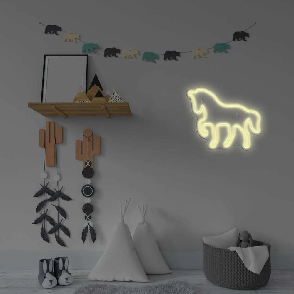 Manta SNL103WH stiliaus neoninės lempos HORSE Baltas