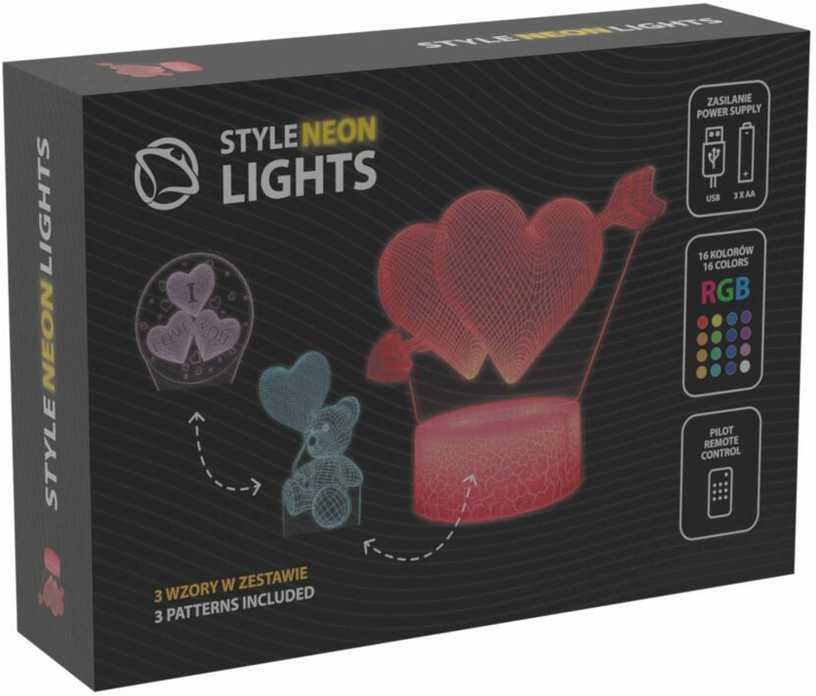 Manta SNL115RGB LED lamp Light decoration Heart RGB 3D