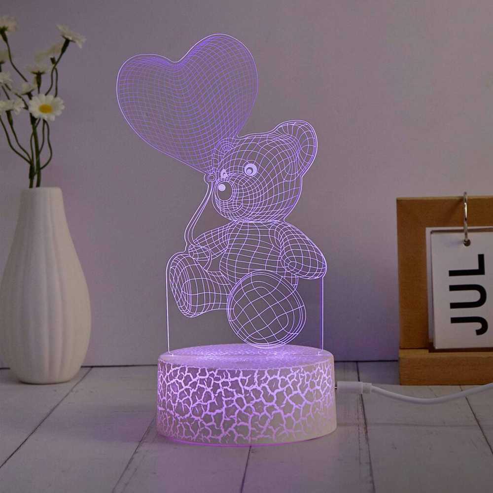 Manta SNL115RGB LED lamp Light decoration Heart RGB 3D