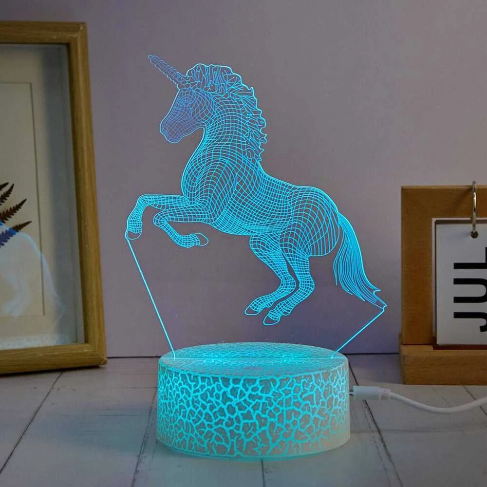 Manta SNL116RGB LED lempa Šviesos dekoracija Arkliai RGB 3D