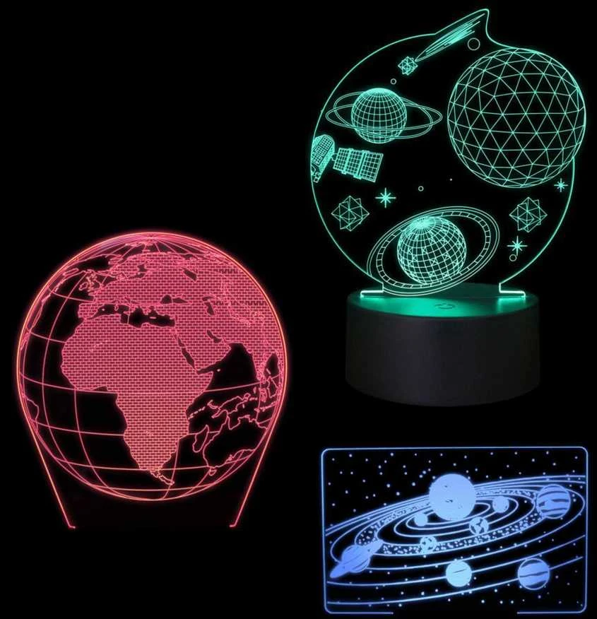 Manta SNL118RGB LED lempa Šviesos dekoracija Kosmos RGB 3D