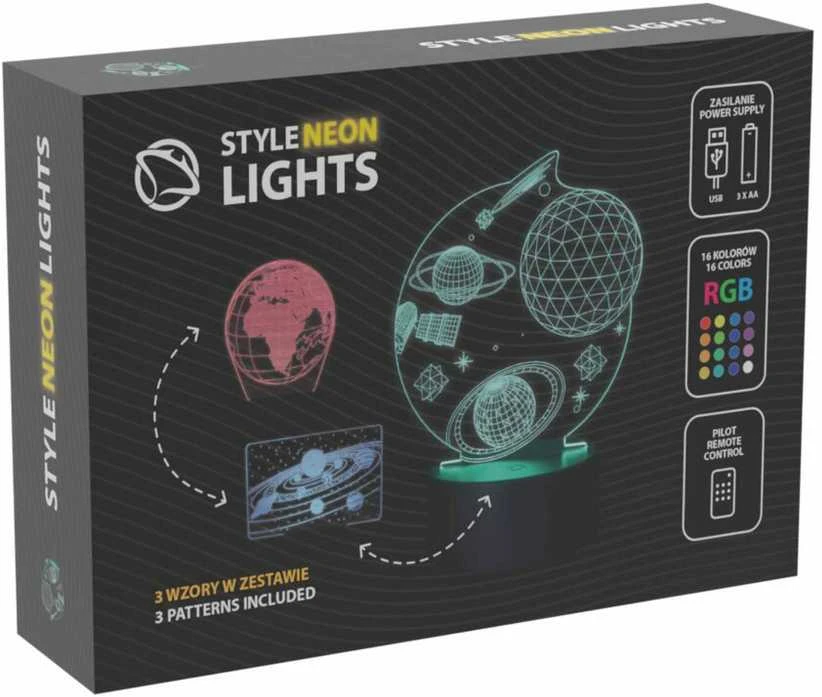 Manta SNL118RGB LED lempa Šviesos dekoracija Kosmos RGB 3D