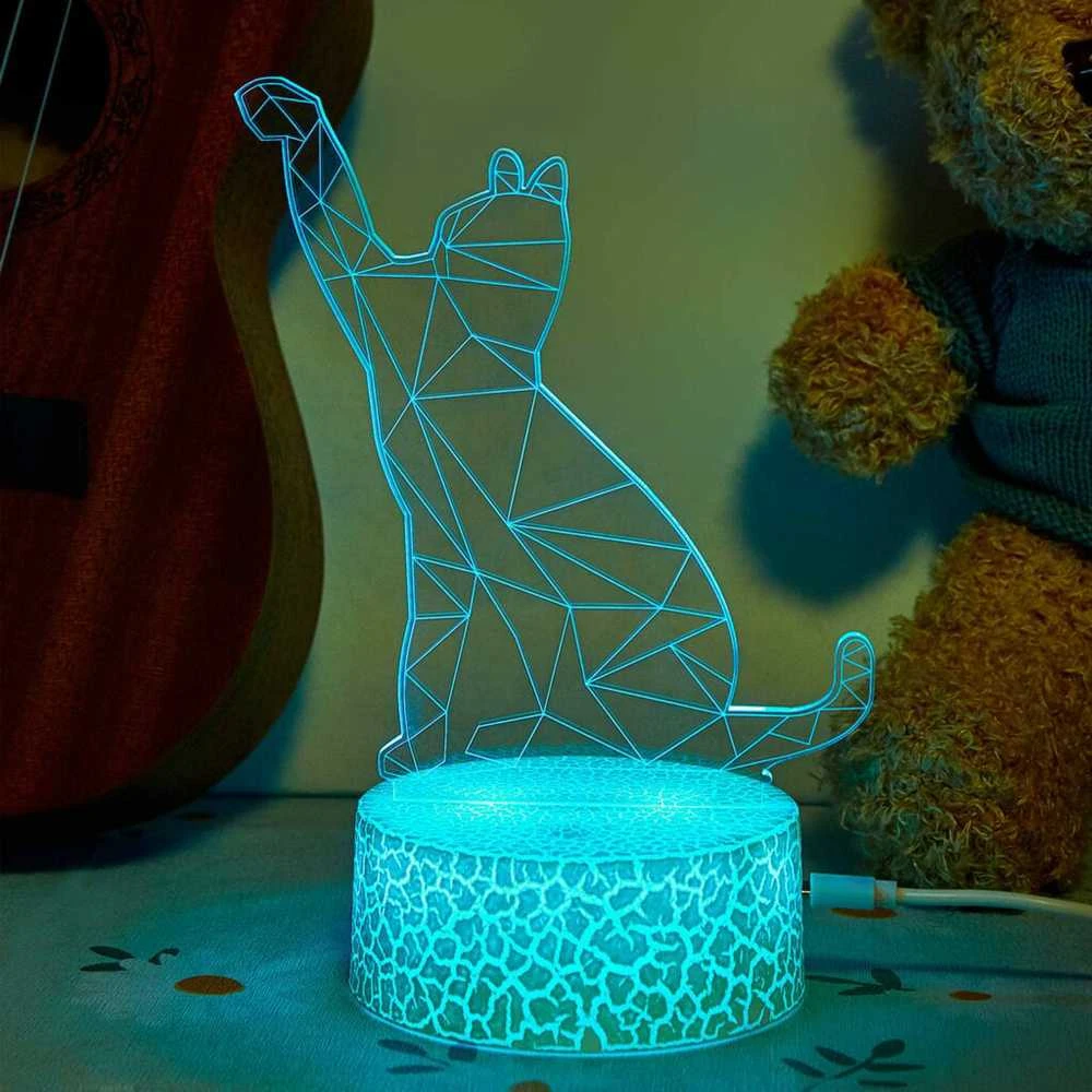 Manta SNL119RGB LED lempa Šviesos dekoracija Gyvūnai RGB 3D