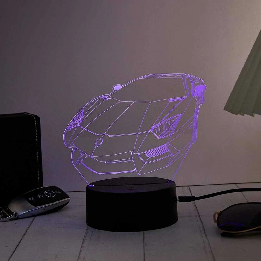 Manta SNL120RGB LED lempa, šviesos dekoracija, transporto priemonės, 1 RGB 3D