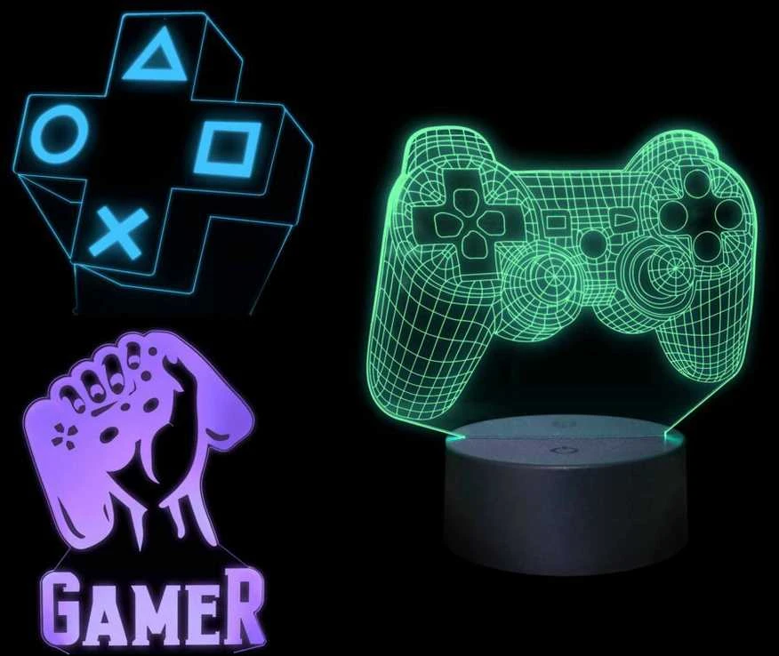Manta SNL122RGB LED lempa, šviesos dekoracija, žaidimas 2, RGB, 3D