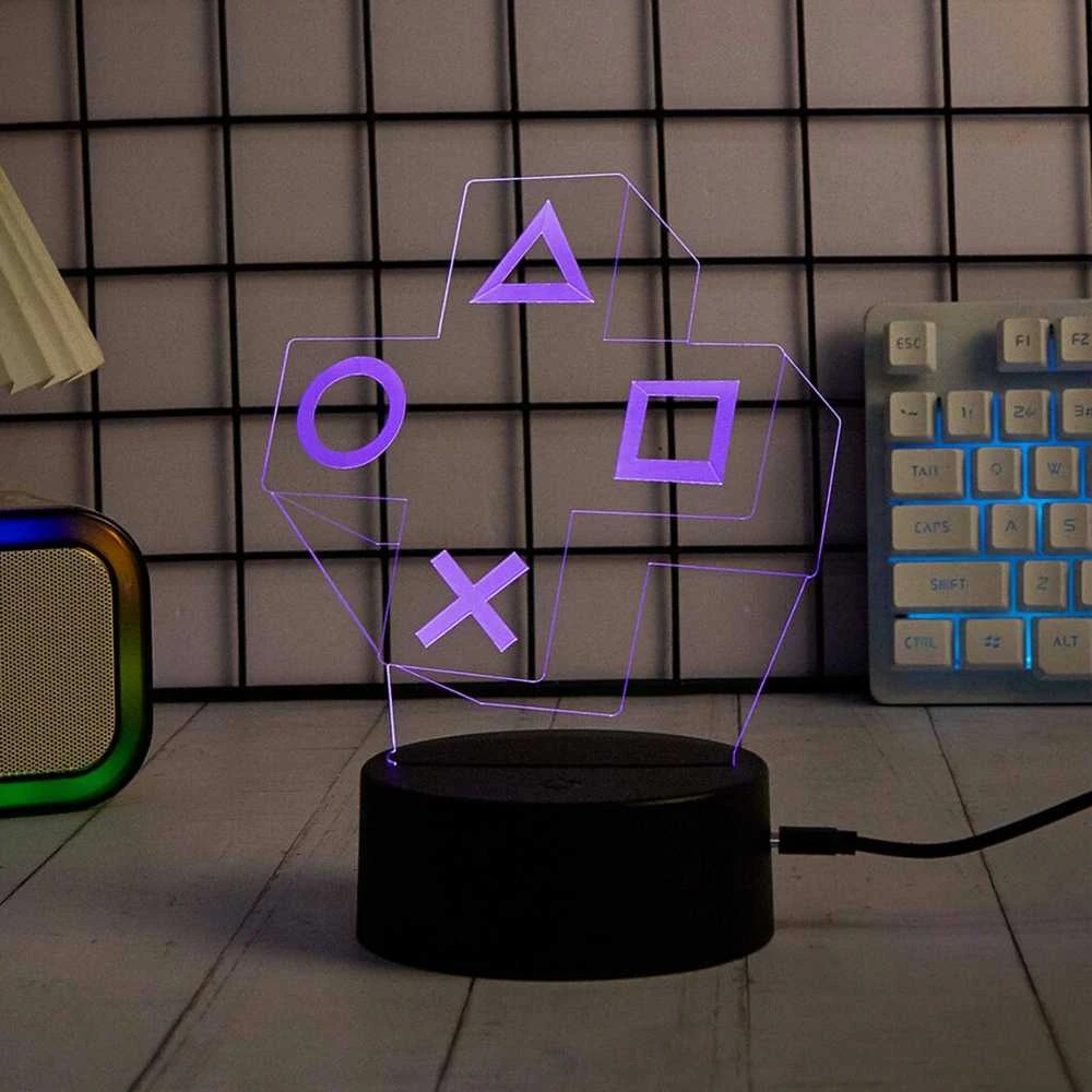 Manta SNL122RGB LED lempa, šviesos dekoracija, žaidimas 2, RGB, 3D