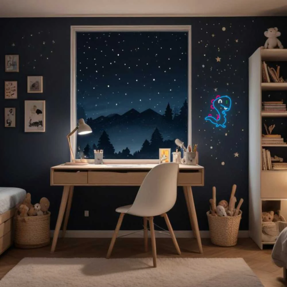 Manta SNL56MT stiliaus neoninės lemputės DINOSAUR