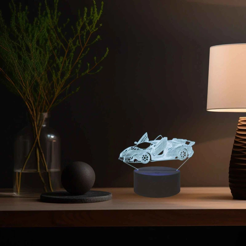 Manta SNL64RGB LED lempa, šviesos dekoracija automobiliui, 3D RGB