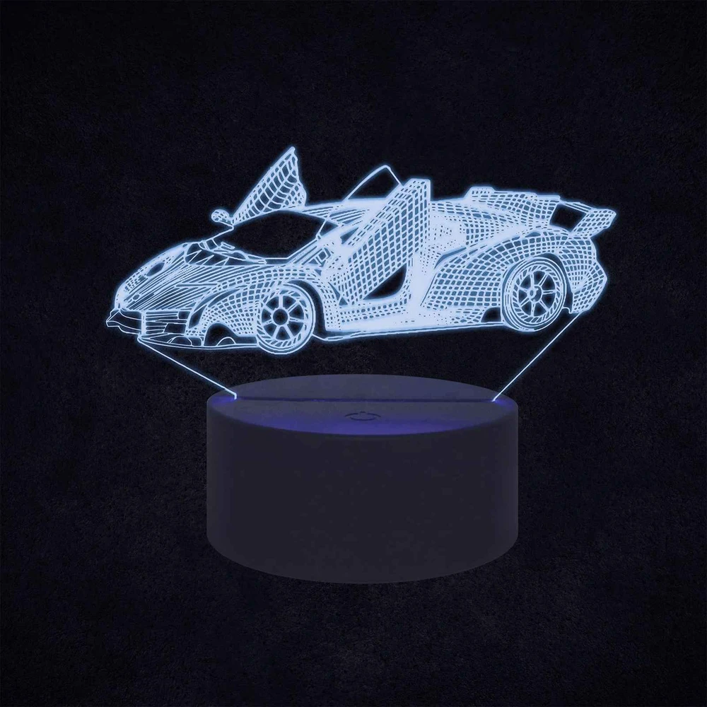 Manta SNL64RGB LED lempa, šviesos dekoracija automobiliui, 3D RGB