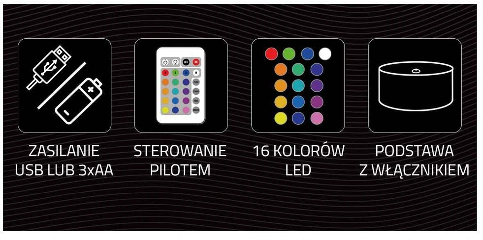 Manta SNL64RGB LED lempa, šviesos dekoracija automobiliui, 3D RGB