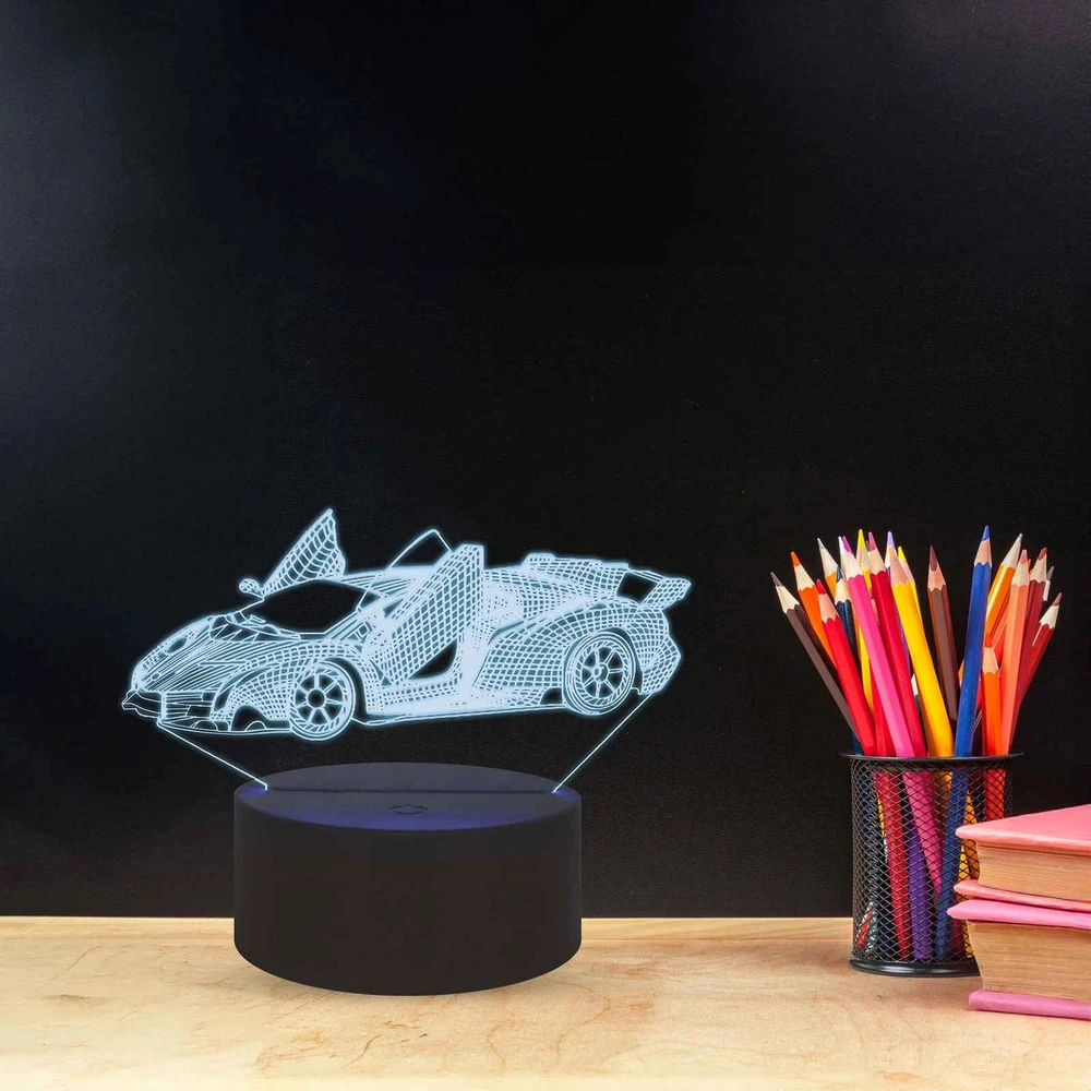 Manta SNL64RGB LED lempa, šviesos dekoracija automobiliui, 3D RGB
