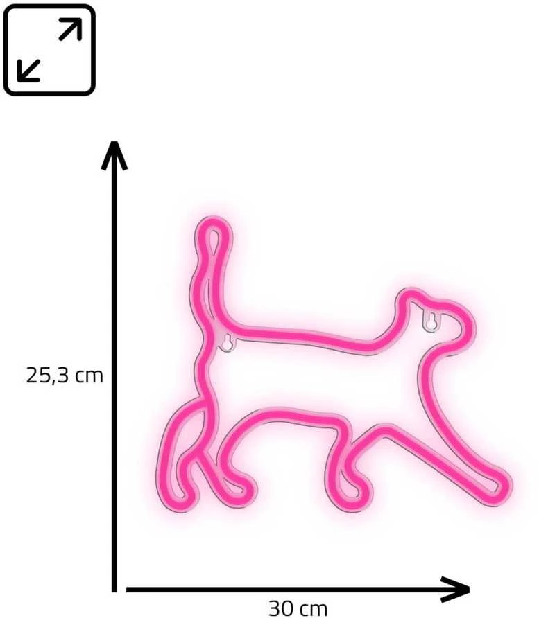 Manta SNL70PK Style Neon Lights CAT 2 Rožinė