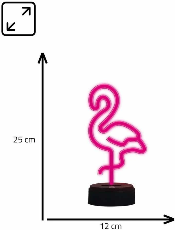 Manta SNL79PK LED lamp Light decoration Flamingo 2 pink