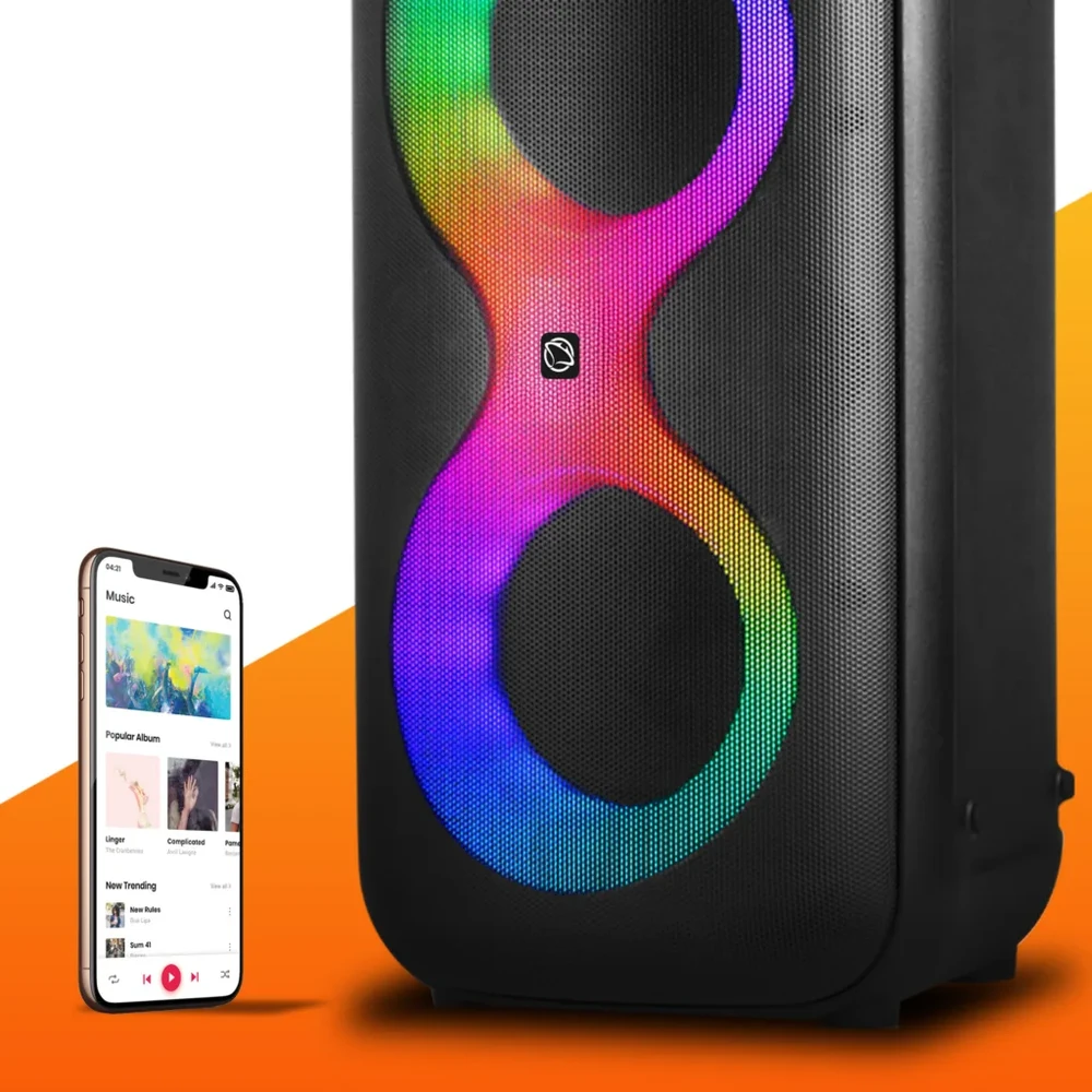 Bluetooth karaoke kolonėlė Manta Eris, 100 W