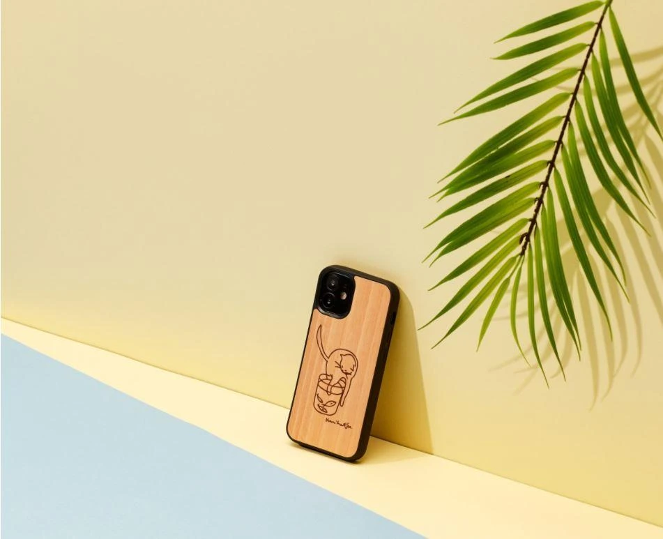 MAN Dėklas iPhone 12 mini katei su raudona žuvimi