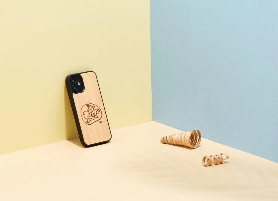 MAN&WOOD dėklas skirtas Apple iPhone 12 mini child with fish