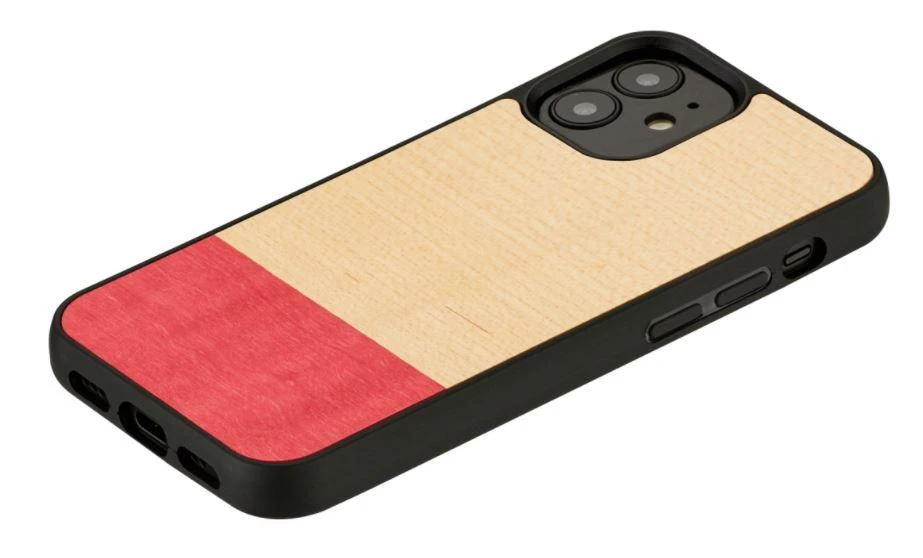 MAN&WOOD dėklas skirtas Apple iPhone 12 mini miss match juodos spalvos