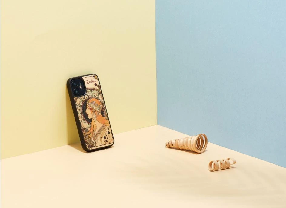 MAN Juodas dėklas iPhone 12 mini telefonui