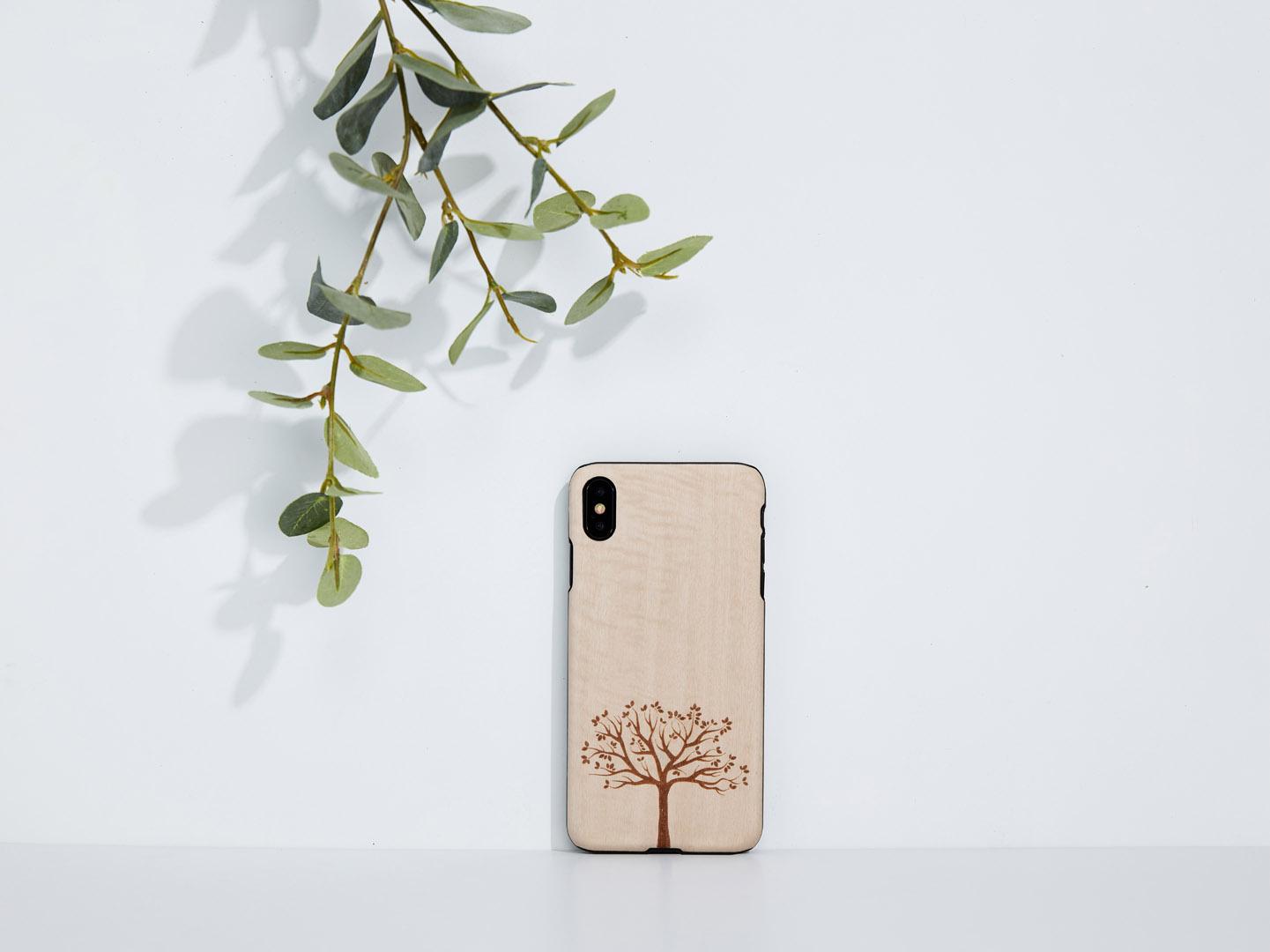 MAN Juodas telefono dėklas iPhone XS Max
