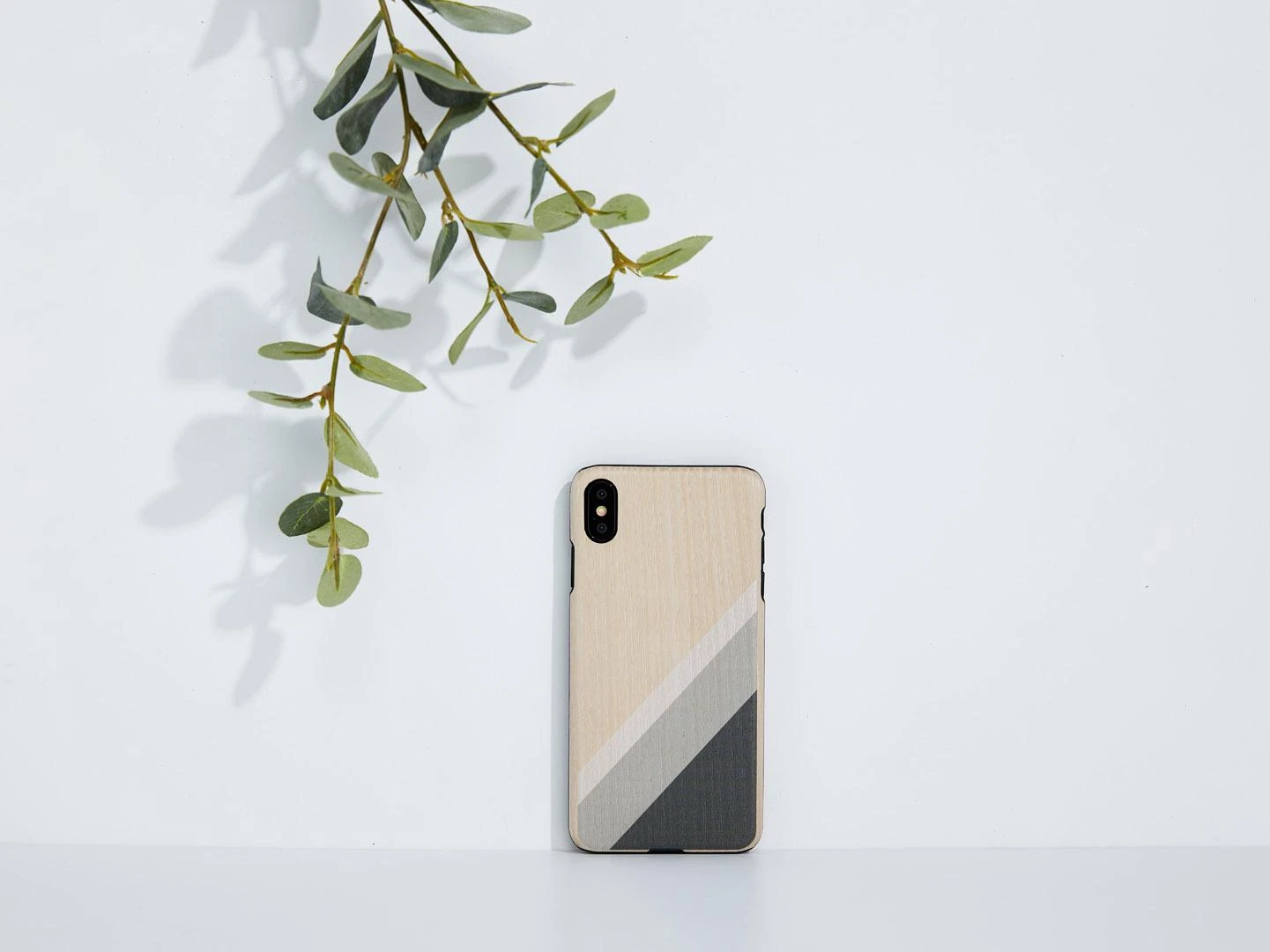 MAN Pilkas telefono dėklas iPhone XS Max