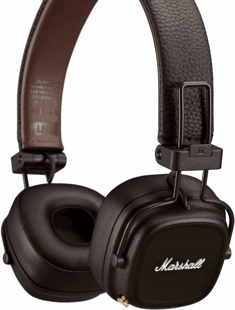 Ausinės Marshall Major IV Bluetooth, Rudos spalvos