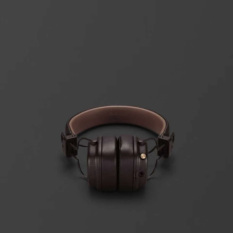 Ausinės Marshall Major IV Bluetooth, Rudos spalvos