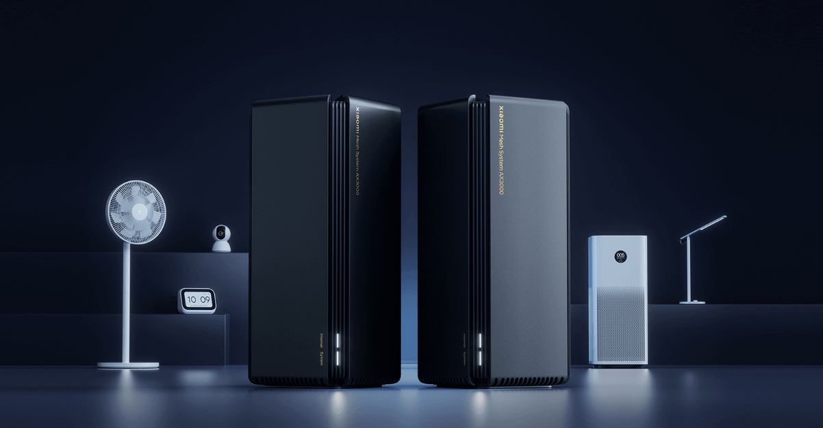Maršrutizatorius XIAOMI Mesh System AX3000 (1vnt.), Juodos spalvos