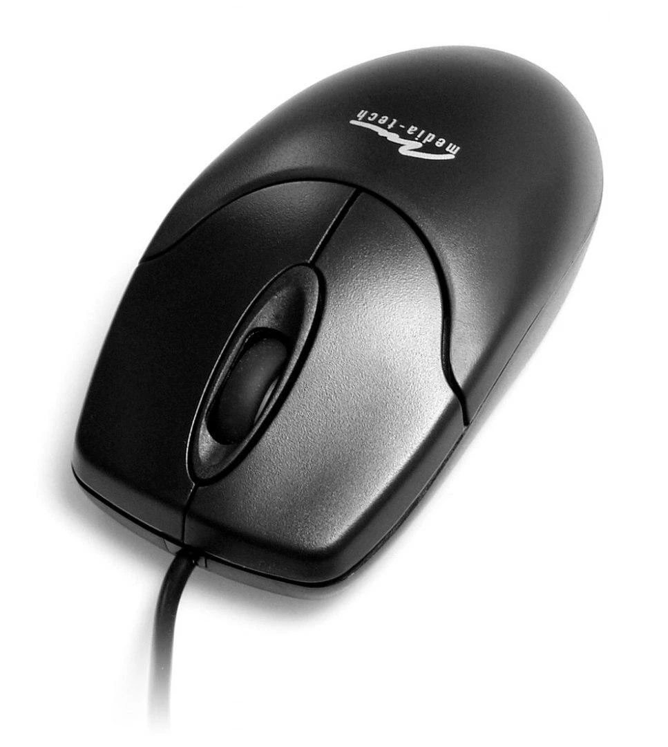 Optinė pelė su laidu Media-Tech MT1075K-PS2, Juodos spalvos