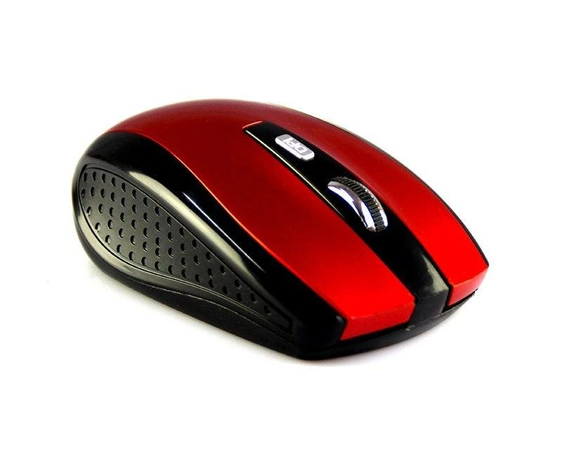 Belaidė pelė Media-Tech RATON PRO MT1113R, juoda/raudona